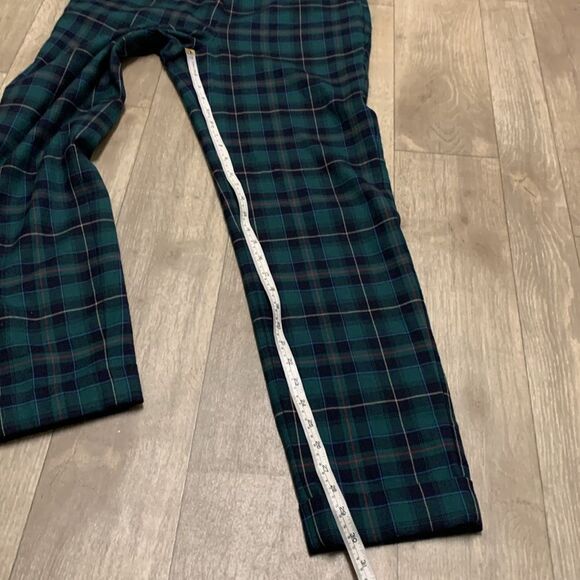 Womens Talbots Heritage Wool Blend High‎ Rise Plaid Ankle Pants - Picture 3 of 8